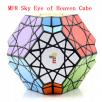 MF8 Sky Eye of Heaven Magic Cube Black Body Megaminxeds 3x3 Speed Puzzle Christmas Gift Ideas Kids Toys For Children