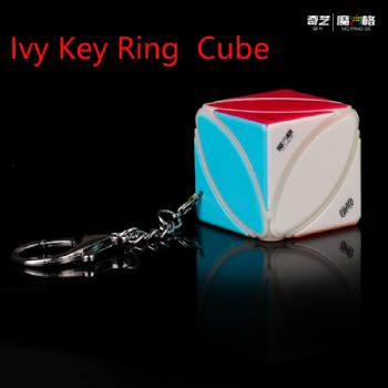 Qytoys Ivy  Key Ring Keychain Magic Cube MoFangGe Pyramid Pendant Chain Twisty Puzzle Educational Toys For Children