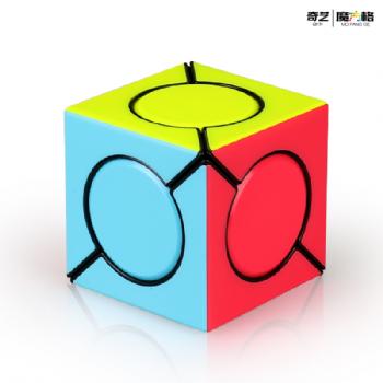 Qytoys Six Spot Cube Stickerless Twist Puzzle Speed Cube Educational Toys for Children Beginner Mini Cubos