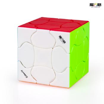 Qytoys Fluffy Cube 3x3 Magic Cube Stickerless Non Magnetic Puzzle 3x3x3 Cubo Magico Educational Toys Gift for Kids Children