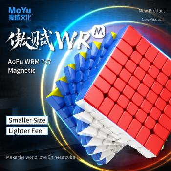 MoYu AoFu WRM 7x7x7 Magnetic Magic Cube 7x7 Magnets Professional Speed Cube Puzzle Antistress Toys For Children