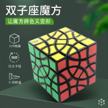 LanLan 4-Corners Cube Plus Magic Cube Irregular Petal Professional Neo Speed Puzzle Antistress Educational Toys For Kids Collection