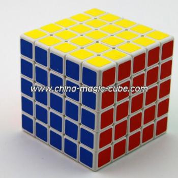ShengShou 5x5x5 Spring Magic Cube   White Puzzles Toys