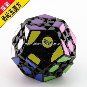 <Free Shipping>Lanlan Gear Dodecahedrons  black Magic Cube