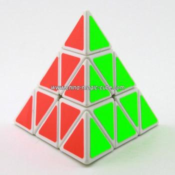〈Free Shipping〉ShengShou Pyraminx White speed-cubing Magic Cube( CS Stickers)