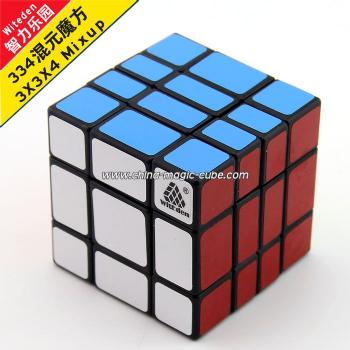 <Free Shipping>WitEden new 3x3x4 Mixup Cube black