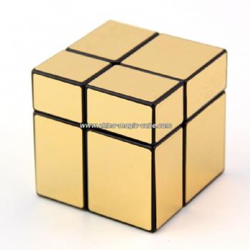Mir-two 2x2x2 mirror cube with golden stickers