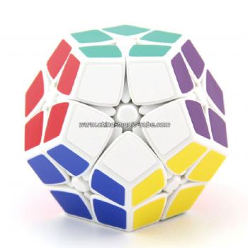 Shengshou 2×2 Megaminx Brain Teaser Magic Cube Speed Twisty Puzzle Toy - White