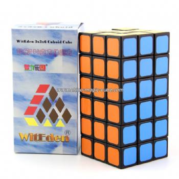 WitEden 3x3x6 Cuboid Cube(Black)
