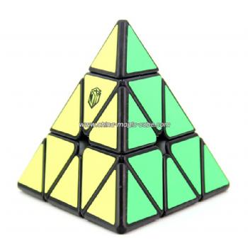 Qytoys Magnetic Pyraminx Black Bell Magic Cube Speed Puzzle