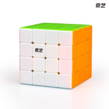 Qi Yuan S 4x4 Stickerless Magic Cube Puzzle Speed Cube - Colorful