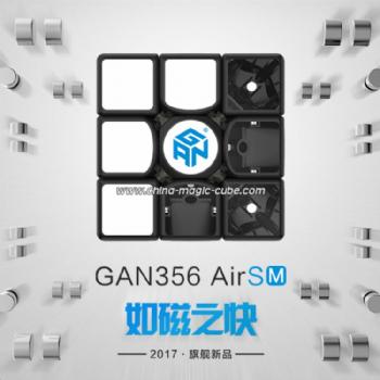 GAN356 Air SM Magnetic Version 3x3 Speed Cube - Black