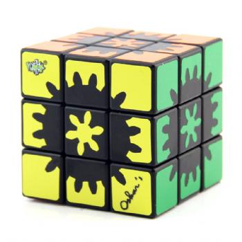 LanLan hidden inside the Gear 3x3x3 cube strange shape professional speed cube educational Logic game gift toy