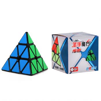 3x3x3 Pyramidcube Shengshou Legend Magic Cube Puzzle Toys For Challenge - Black