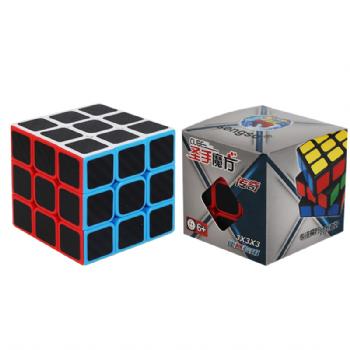 ShengShou legend Carbon Fiber 3x3 Speed Cube SengSo 3x3x3 Magic Cube Puzzle Brain Teaser Twist Toy Safe ABS Ultra-Smooth Professional 56mm