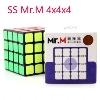 ShengShou Mr.M 4x4x4 Magnetic Magic Cube SengSo 4x4 Magnets Speed Puzzle Antistress Educational Toys For Children