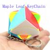 FanXin Key Chain   Mini maple leaf KeyChain Speed Puzzle Twisty Brain Teaser Antistress Educational Toys
