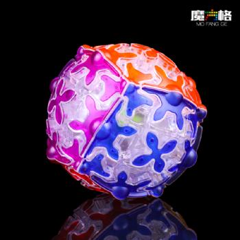Qytoys Gear r Sphere Transparent  gear Speed Cubes Professional Cubo Magico Educational Kids Toys