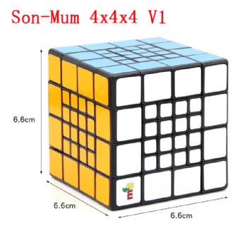 MF8 Son-Mum 4x4x4 V1 Magic Cube Mother and Son Dual Multiple Professional Speed Puzzle Educational Toys