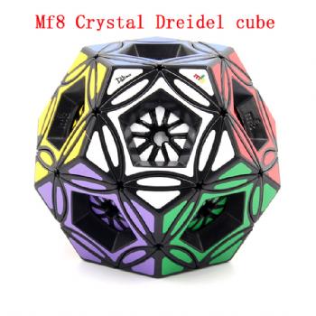 Mf8 Crystal Dreidel strange shape educational twist wisdom toys game puzzle cube Black